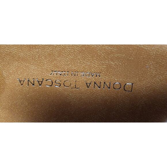 Donna Toscana Women's Baby Blue Suede Wooden Clogs Sandal Casual Shoes Size 9.5 - Picture 10 of 11